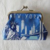Wholesale metal clip PVC coin purse