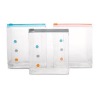 Wholesale colorful zipper clear pvc coin purse