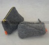 Wholesale Felt products Gathering bag irregular bag Coin Purse