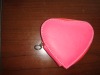 Wholesale New design elegant waterrmelon pu heart shape coin pouch speical for ladies