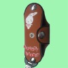 Wholesale PVC car key holder with doglish ring