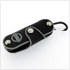 black pvc key bag