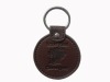 Wholesale leather key ring holder with logo embossed