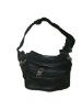 Wholesale sell black leather waist pack best quality