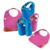 Wholesale neoprene baby nursing bottle cooler and bib