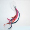 Wholesale 2011 fashion feather earringF005