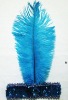 Wholesale ostrich feather with sequin headbead PFU-9925
