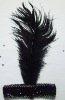 Wholesale ostrich feather with sequin headbead PFU-9928