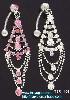 Wholesale rhodium plating belly ring/beaded belly ring/navel ring/navel belly jewelry/body piercing jewelry
