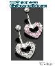 Wholesale rhodium plating belly ring/belly ring/navel ring/navel belly jewelry/body piercing jewelry
