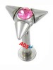 Wholesale 316L body jewelry piercing Gem LAB w/ 3Cone