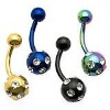 Wholesale (WS1212)Fashion 316L stainless steel navel body piercing jewelry
