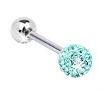 Crystal Tongue Rings ,Diamond Body Jewelry