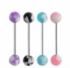 Tongue Rings > UV Reactive Tongue Rings > Rock Candy Tongue Rings
