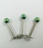 Anodized AB484 jewelry labret piercing