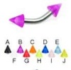 Fashion UV acryl body jewellery-AB071