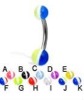 UV acryl body piercing jewellery-AB070