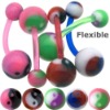 Wholesale Belly Button Rings > Flexible Bioplast Belly Button Rings>Body Jewelry
