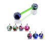Wholesale Tongue Rings > Flexible PTFE, Bioplast and Bioflex Tongue Rings