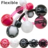 Wholesale Belly Button Rings > Flexible Bioplast Belly Button Rings>Body Jewelry