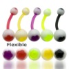 Wholesale Belly Button Rings > Flexible Bioplast Belly Button Rings>Body Jewelry