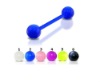 Wholesale Tongue Rings > Flexible PTFE, Bioplast and Bioflex Tongue Rings