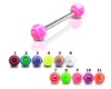 Wholesale BODY JEWELRY--High Quality Dental Acrylic Tongue Ring