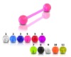 Wholesale Bioplast Flexible Clear Medical Tongue Ring