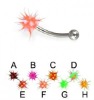 Wholesale silicone ball body eyebrow ring body eyebrow piercing jewelry