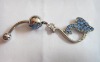 Wholesale stainless steel body piercing, navel ring