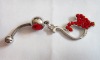 Wholesale stainless steel body piercing, navel ring