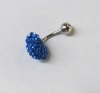 Wholesale stainless steel body piercing, navel ring