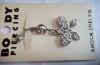 Wholesale stainless steel body piercing, navel ring