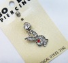 stainless steel body piercing, navel earring