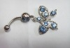 stainless steel body piercing, navel ring