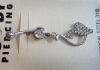 stainless steel body piercing, navel ring