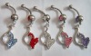 stainless steel body piercing, navel earring