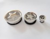 stainless steel ear plug, body piercing