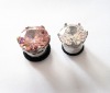 stainless steel ear plug, body piercing
