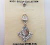 stainless steel navel ring
