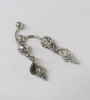 stainless steel body piercing, navel ring