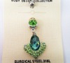 stainless steel body piercing, navel ring