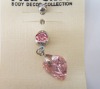 stainless steel body piercing, navel ring