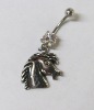 stainless steel body piercing, navel ring