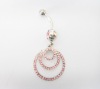 Wholesale stainless steel body piercing, navel ring