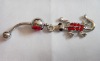 Wholesale stainless steel body piercing, navel ring