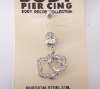 Wholesale stainless steel body piercing, navel ring