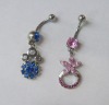 Wholesale stainless steel body piercing, navel ring