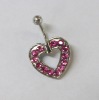 Wholesale stainless steel body piercing, navel ring