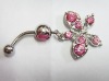 stainless steel body piercing, navel ring